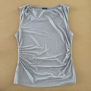 { Ann Taylor } - Sleeveless Ruched Top